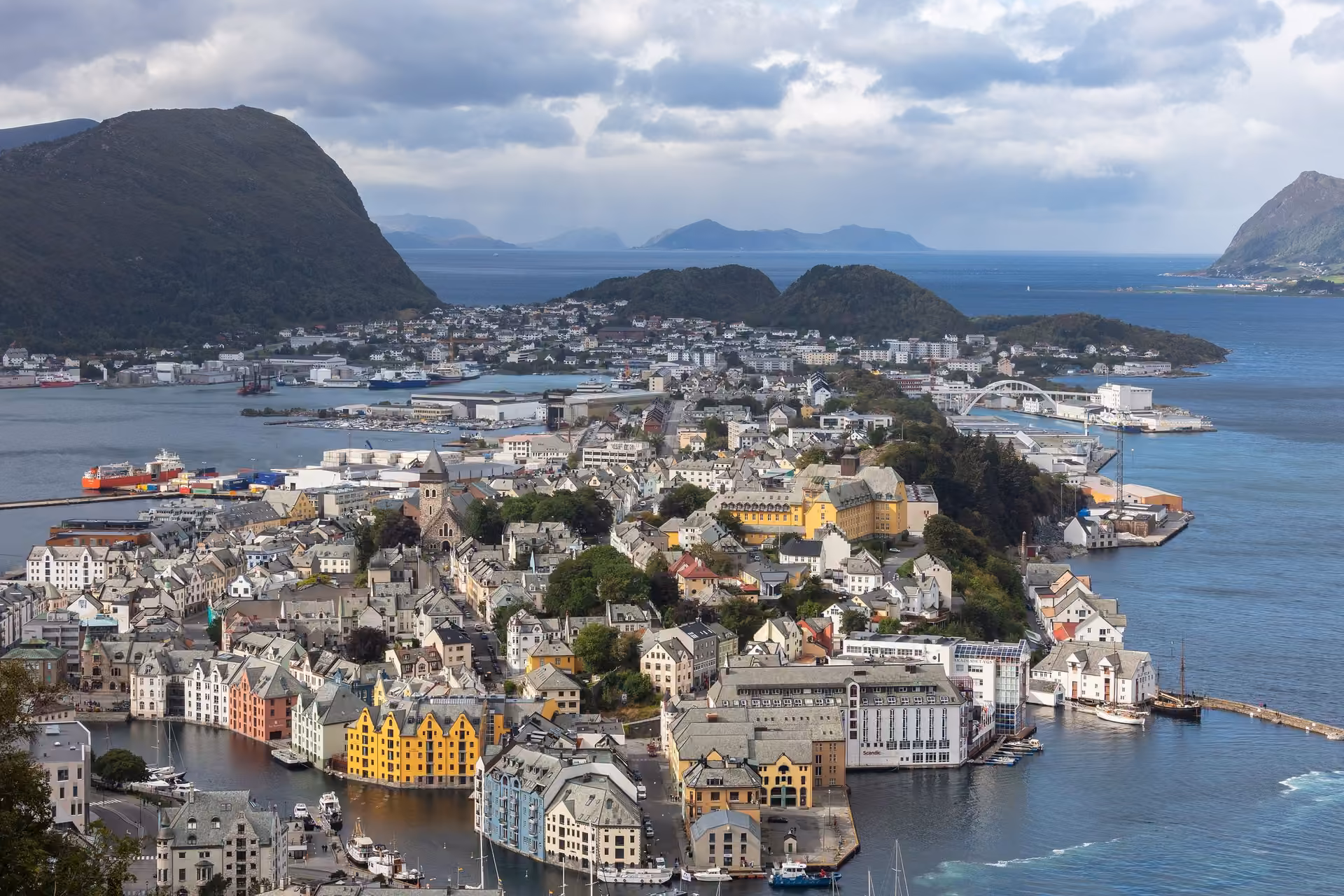 Alesund skyline