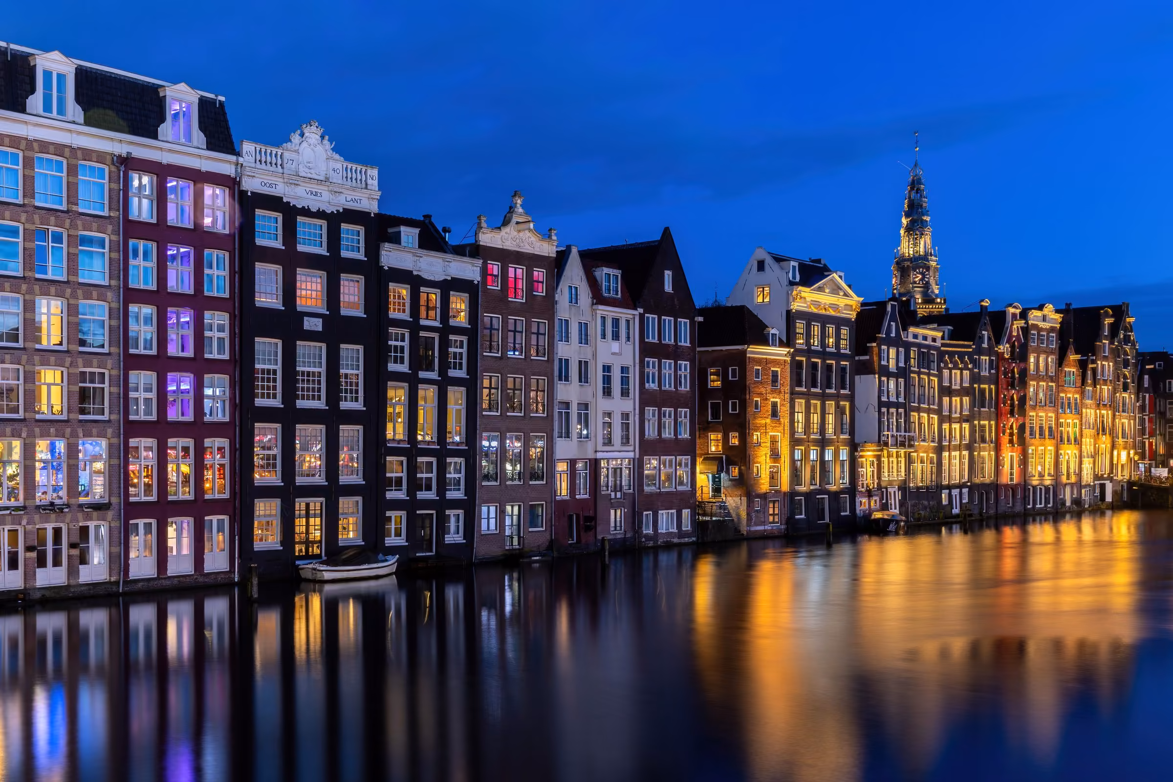 Amsterdam skyline