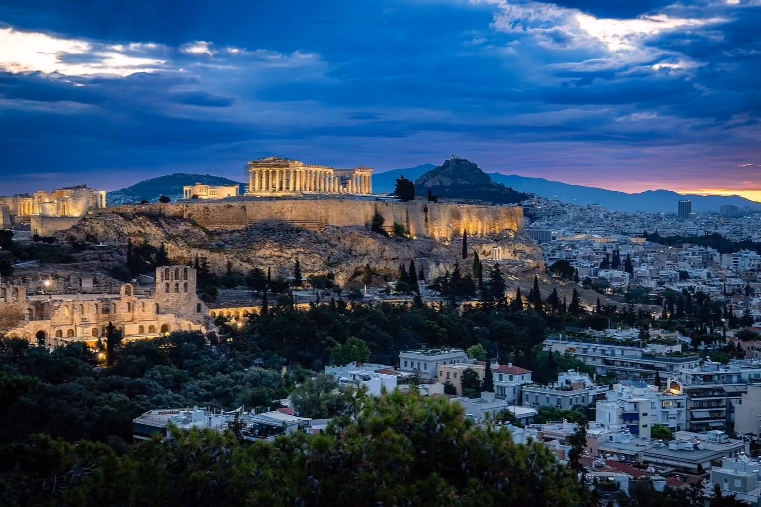 Athens skyline