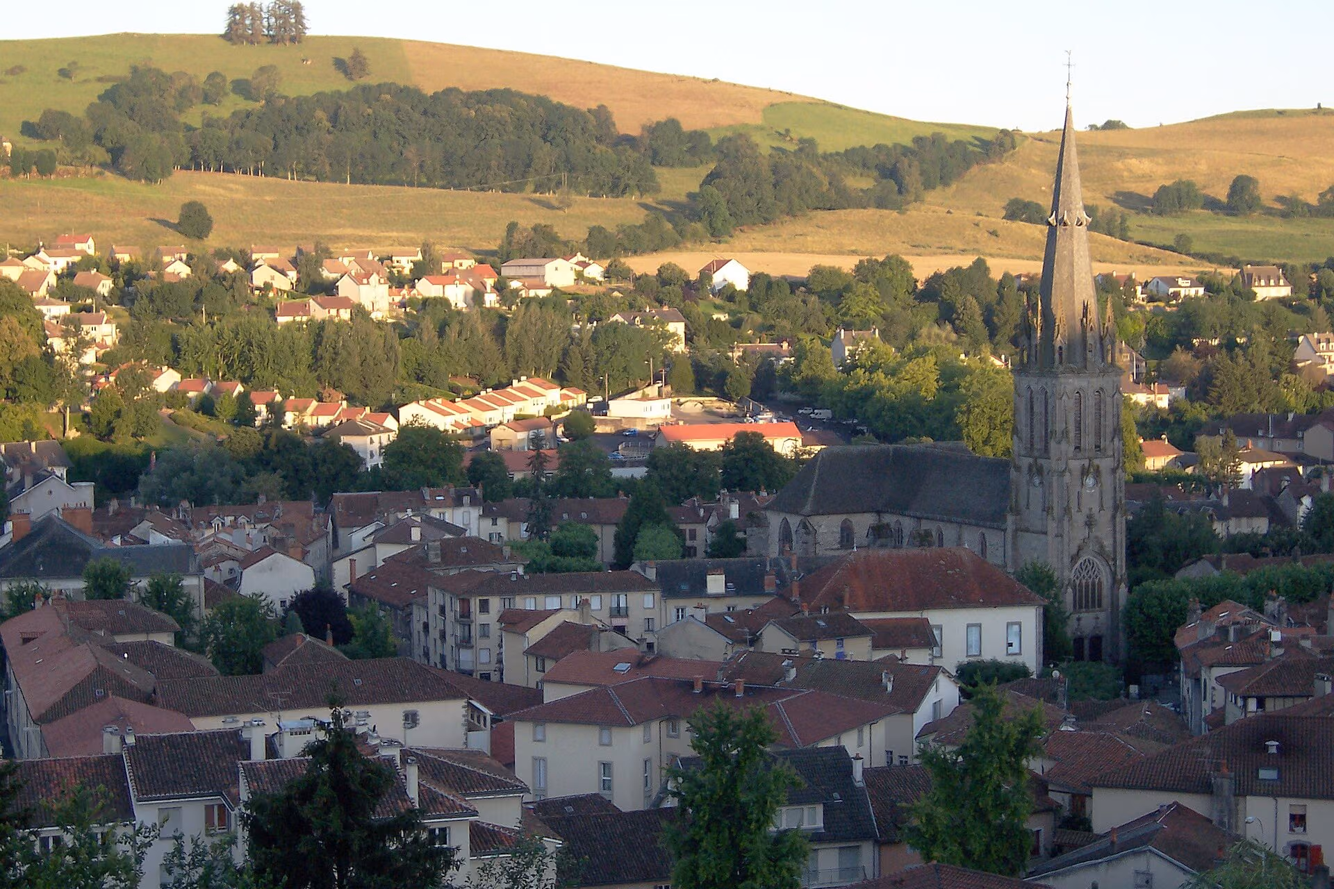 Aurillac skyline