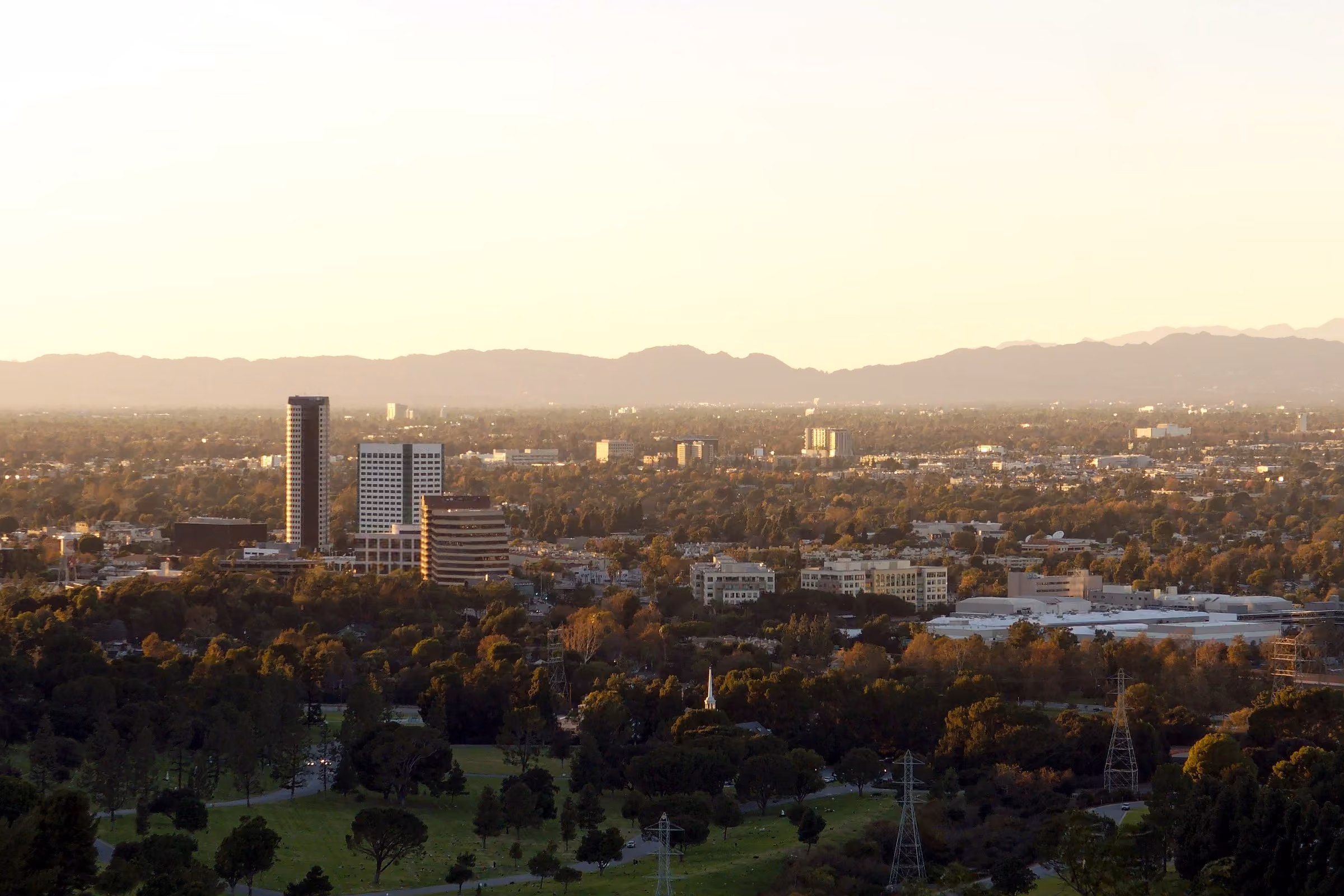 Burbank skyline