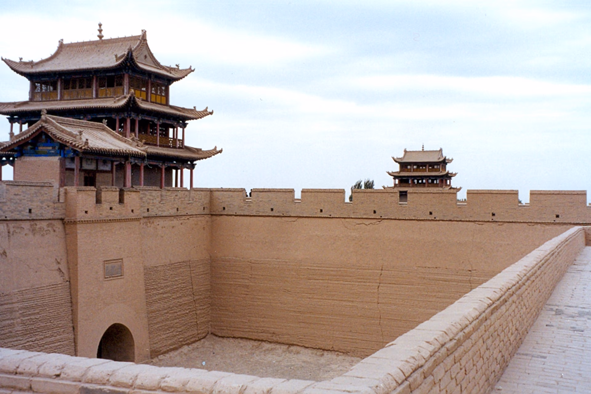Jiayuguan skyline