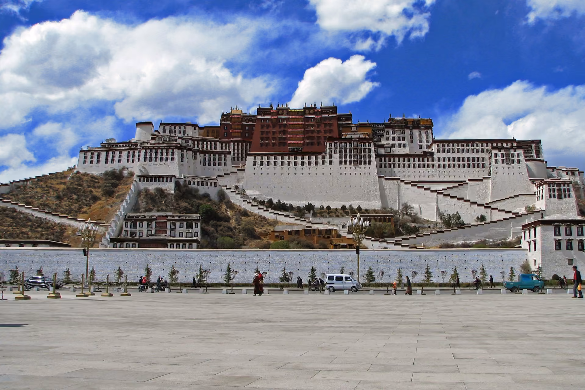 Lhasa skyline