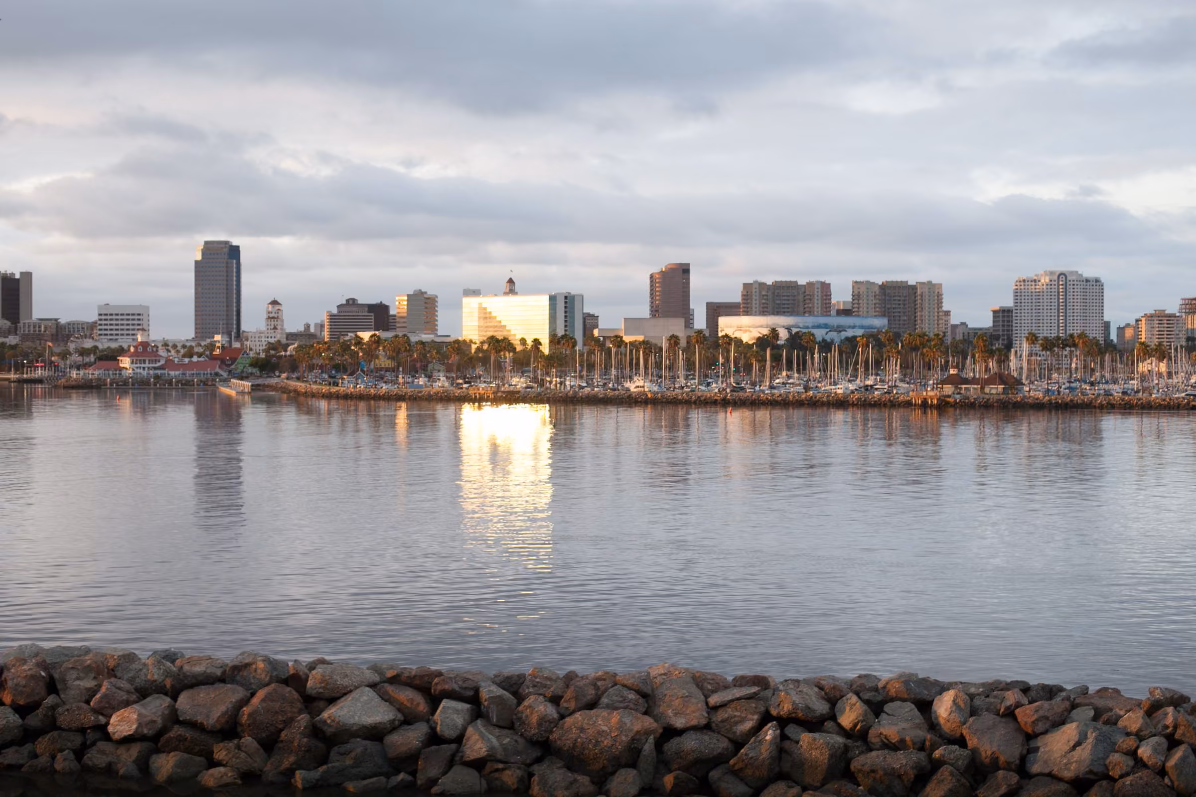 Long Beach skyline