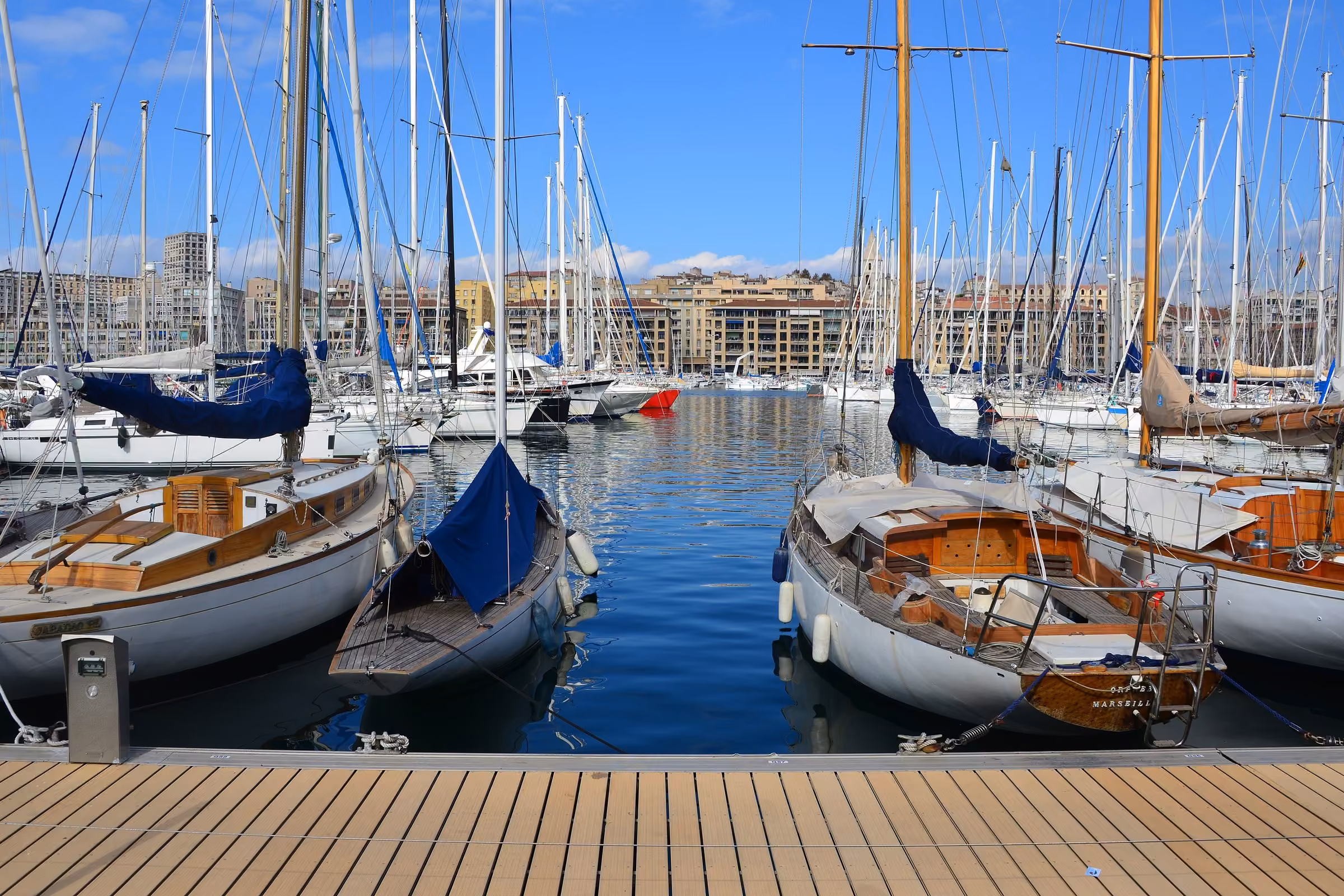 Marseille skyline
