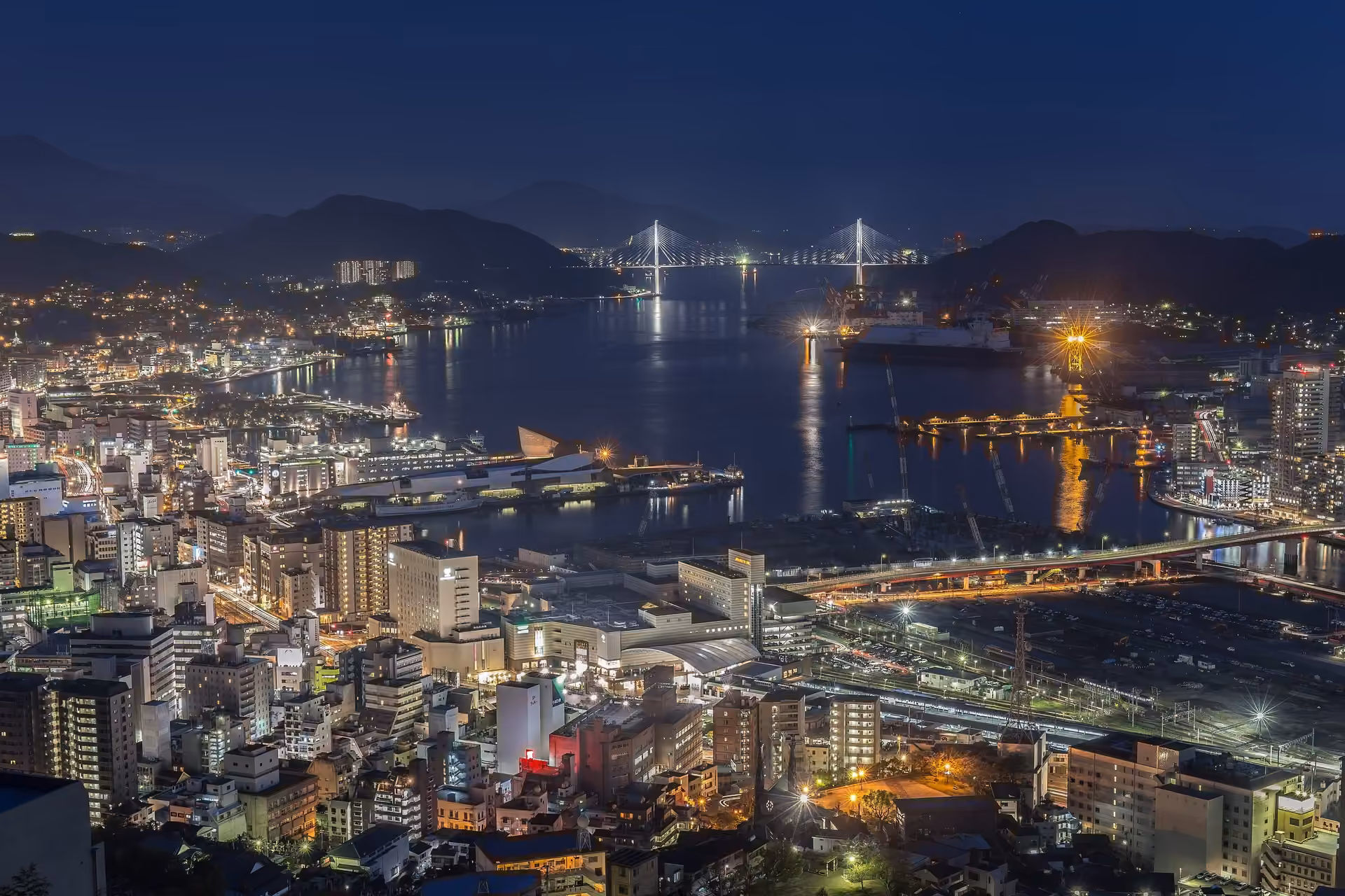 Nagasaki skyline