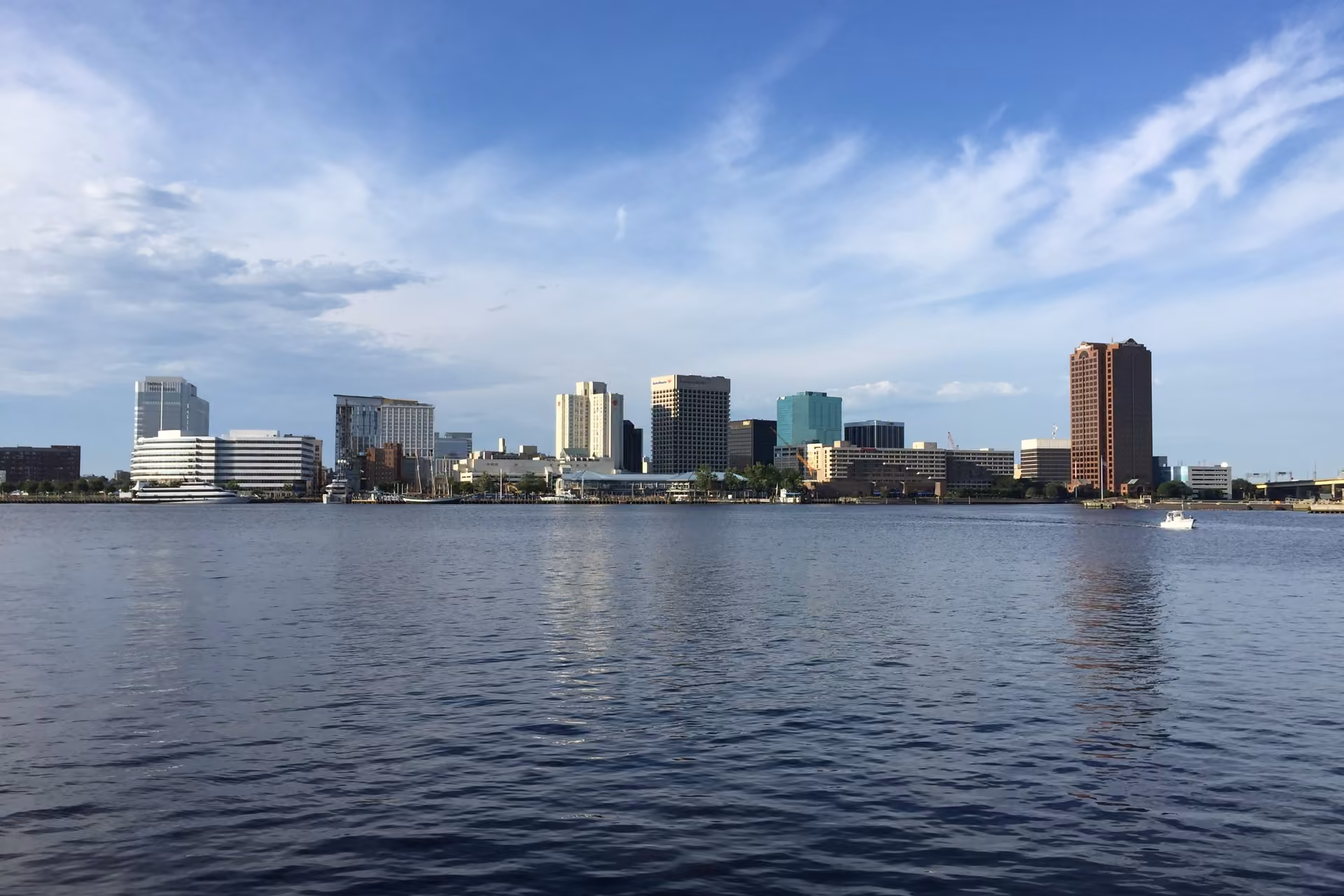 Norfolk skyline