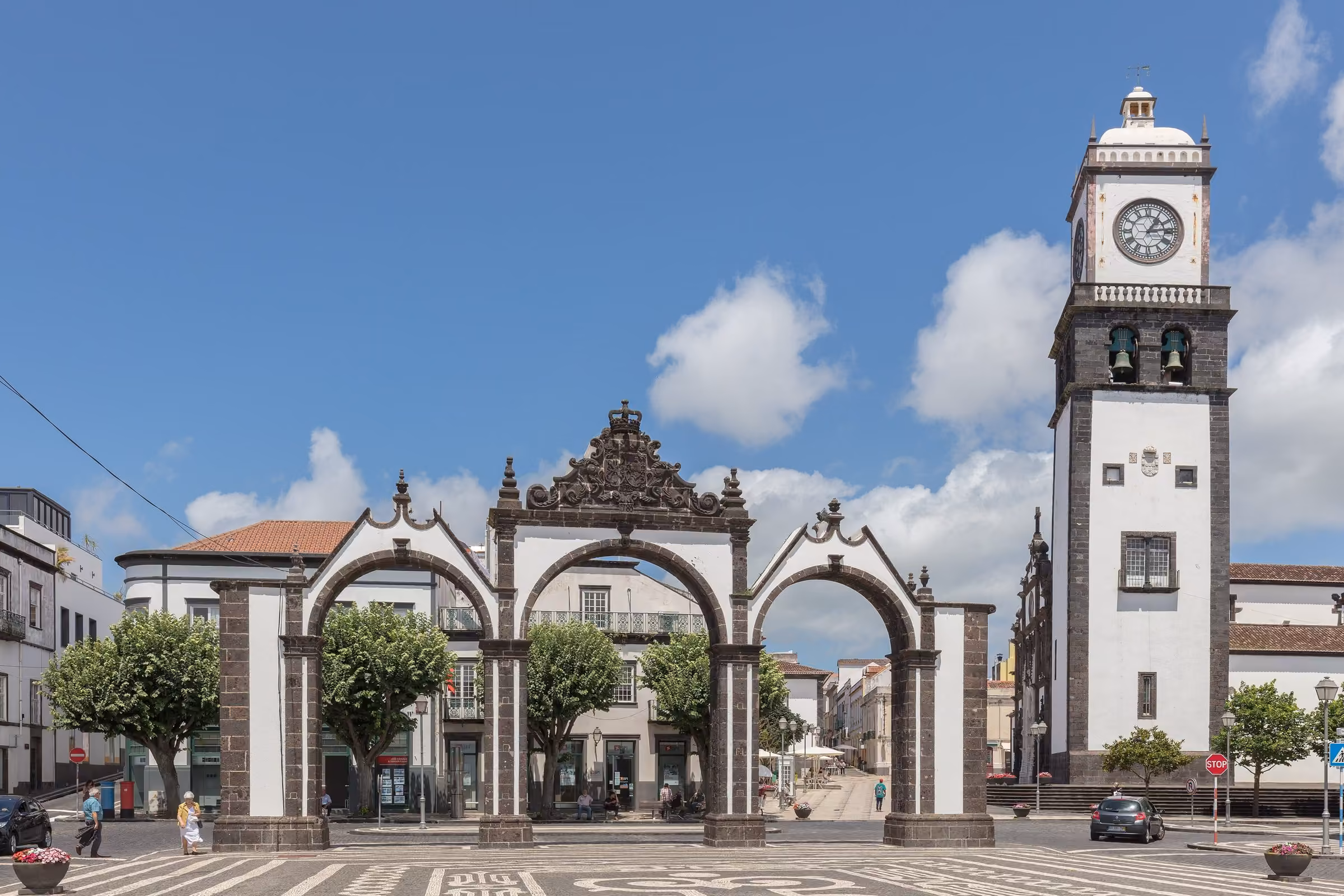 Ponta Delgada skyline