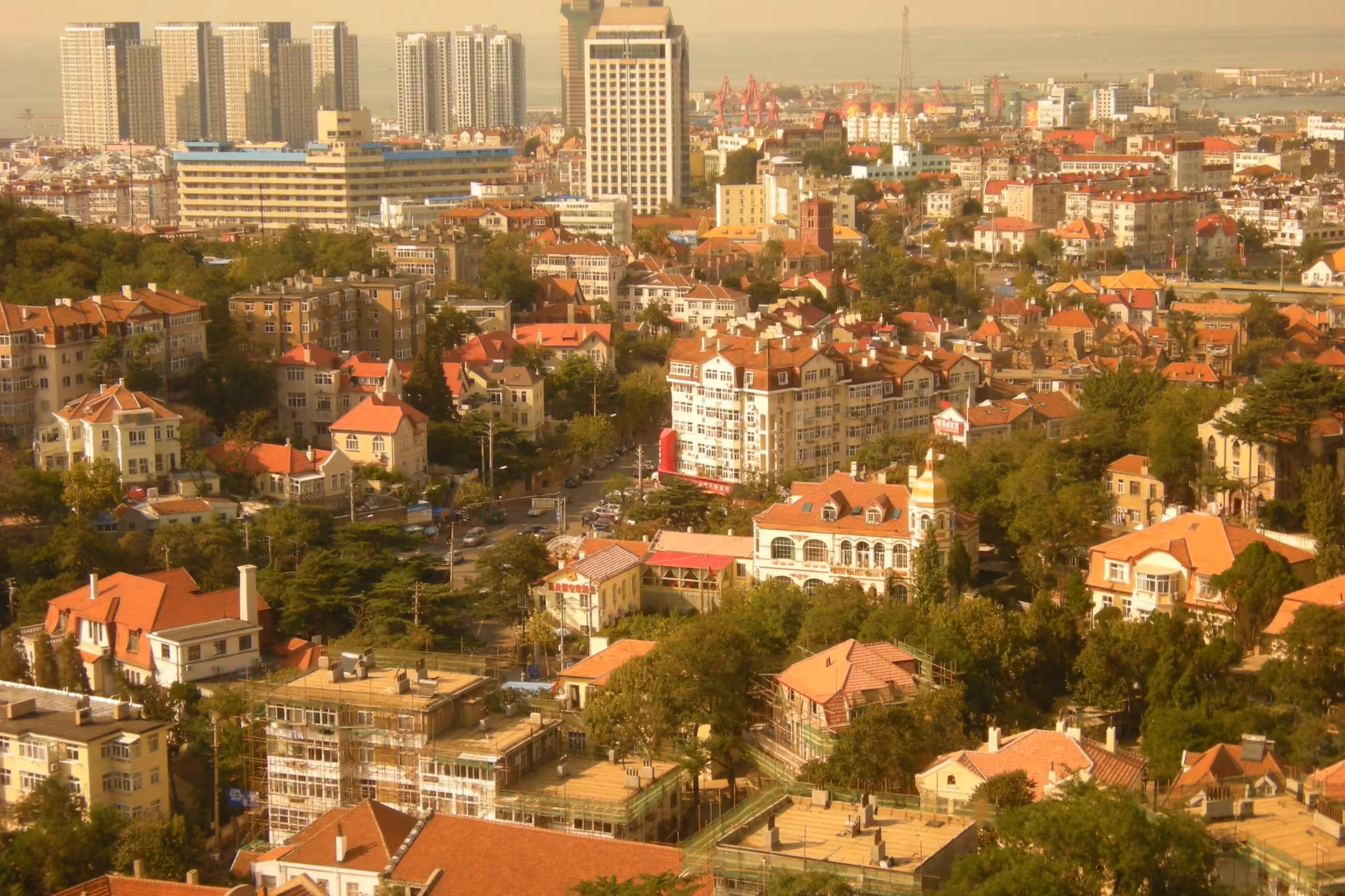 Qingdao skyline