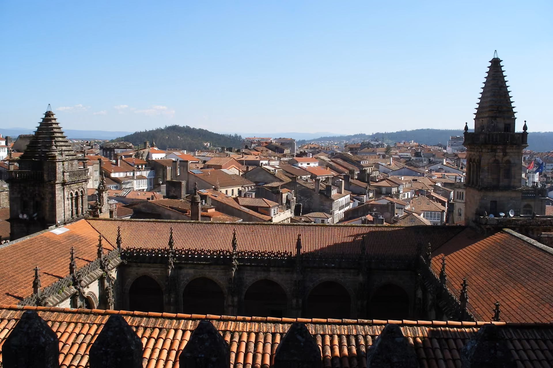 Santiago de Compostela skyline