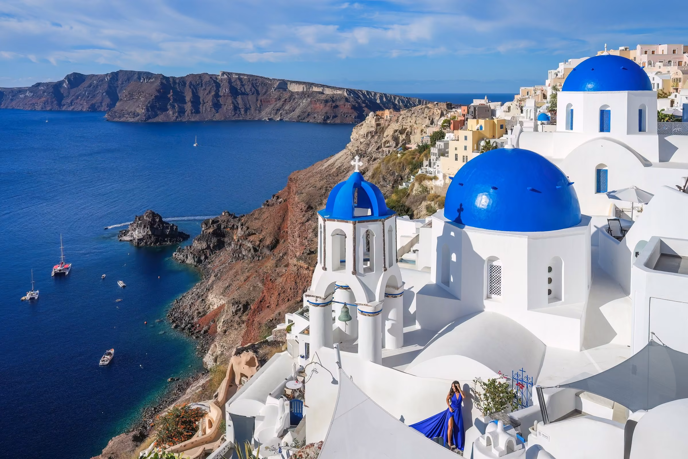 Santorini skyline