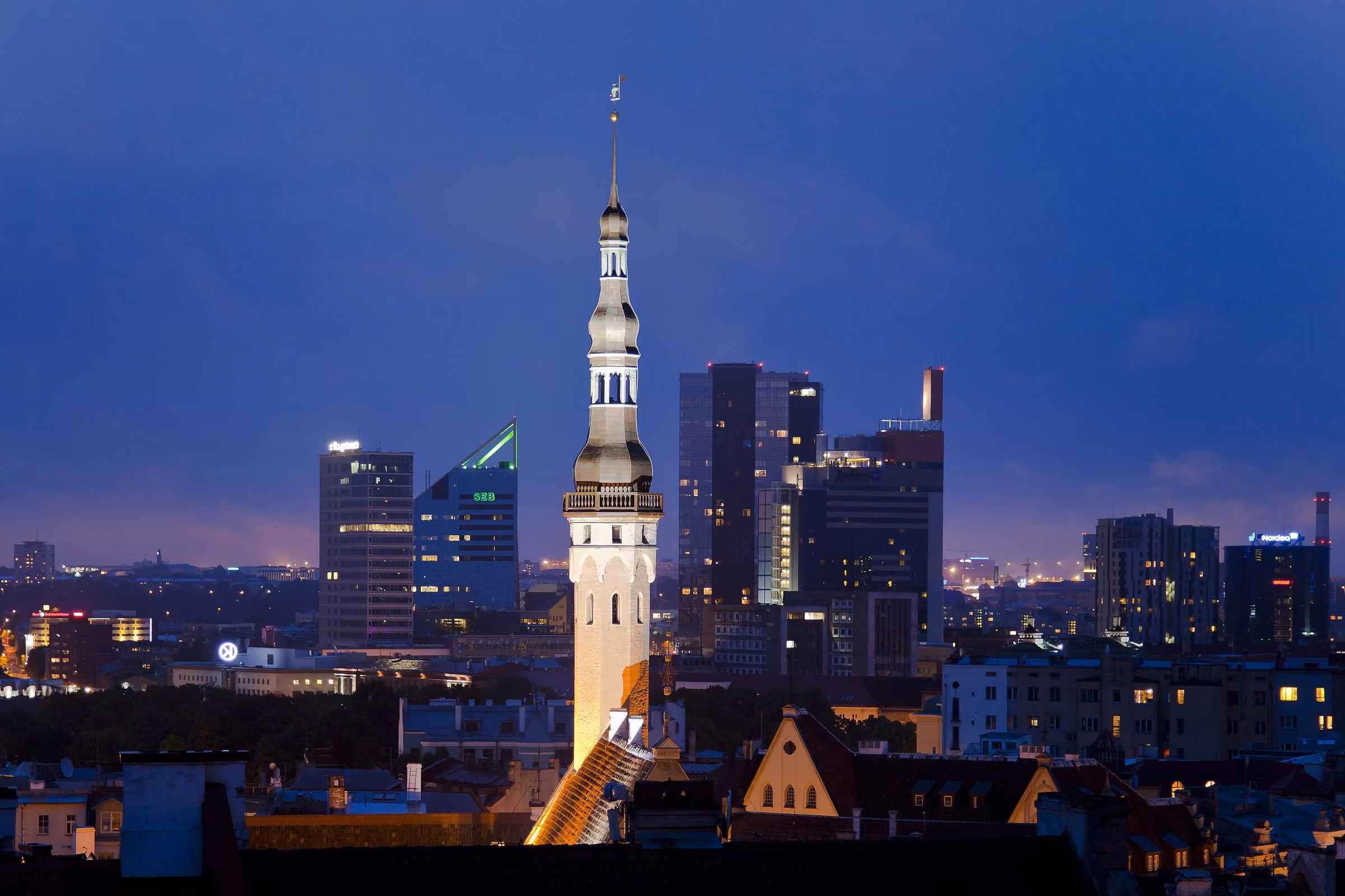 Tallinn skyline
