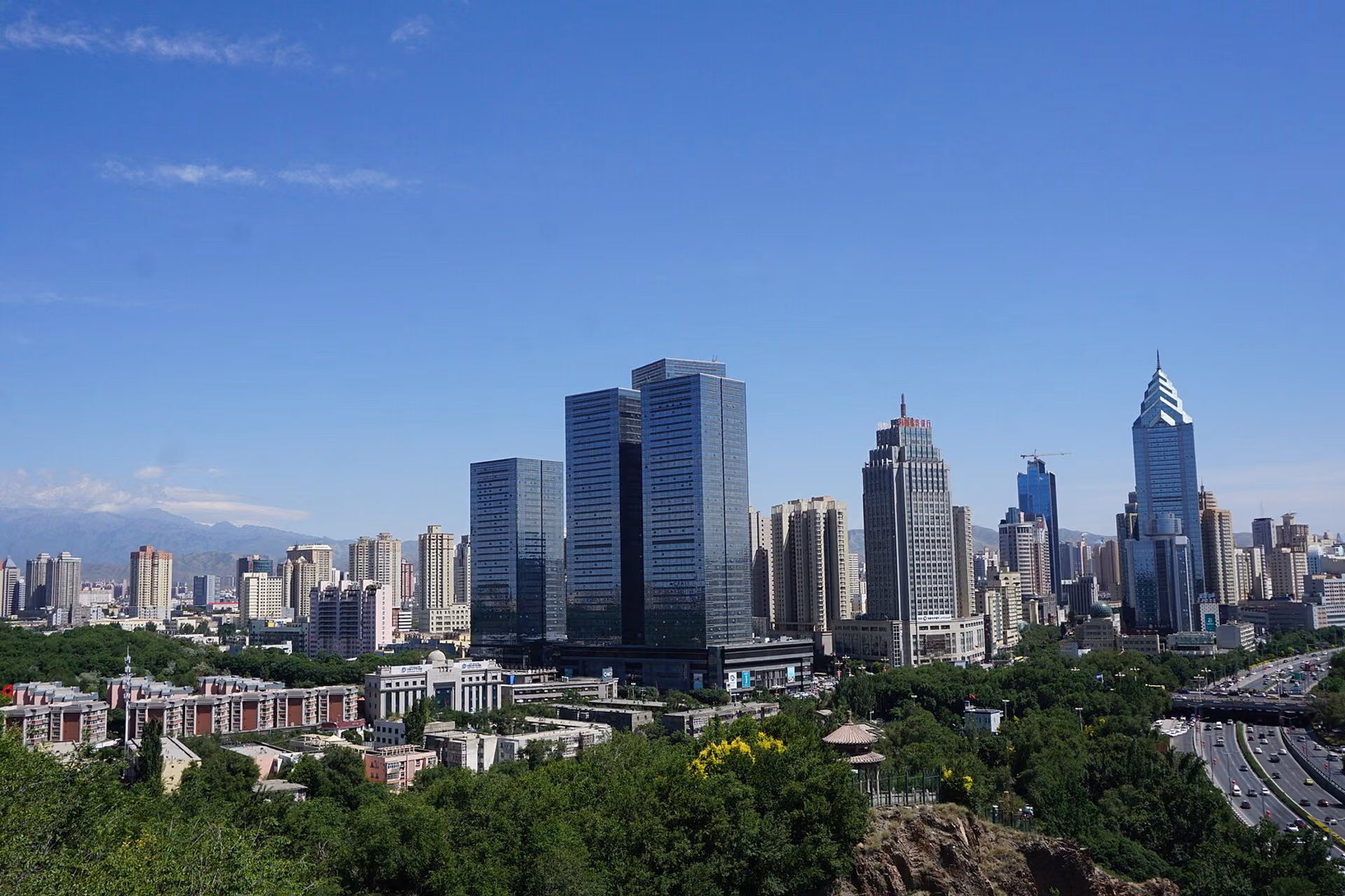 Urumqi skyline