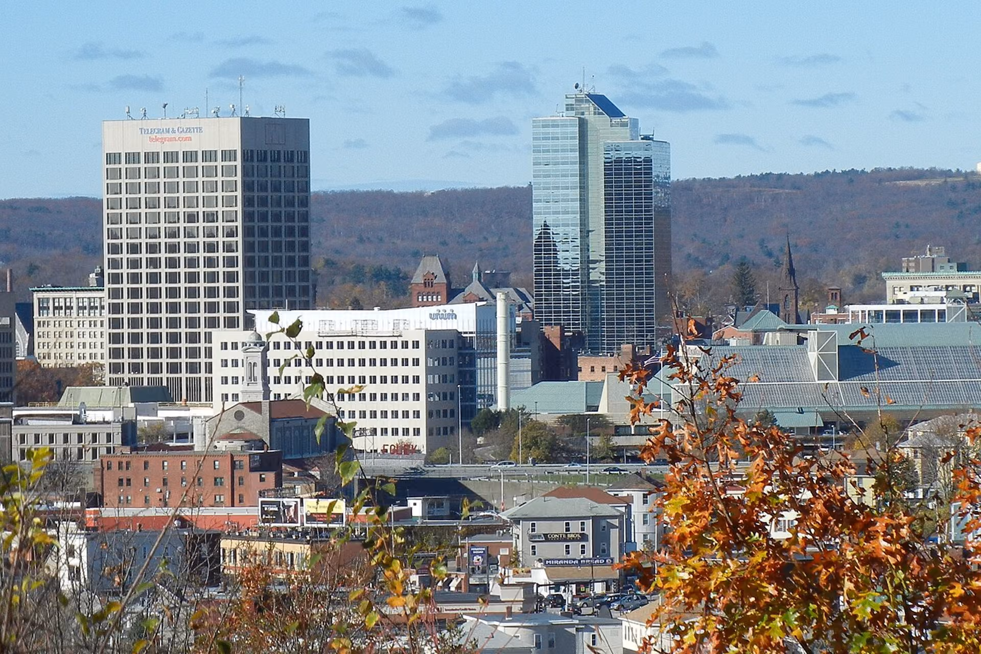 Worcester skyline