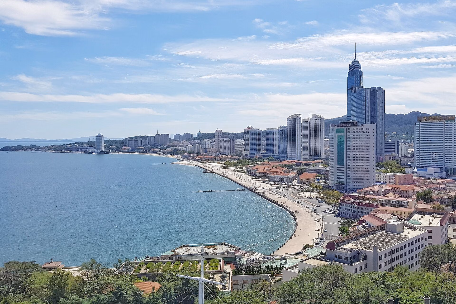 Yantai skyline