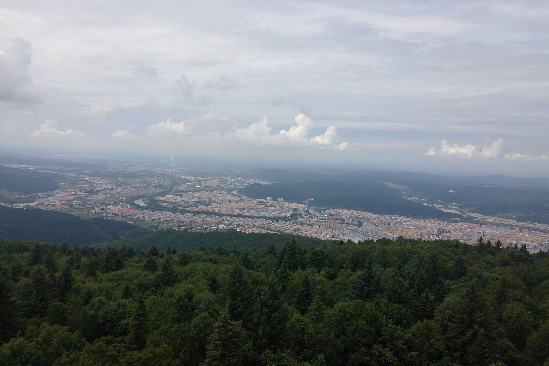 Yichun Heilongjiang skyline