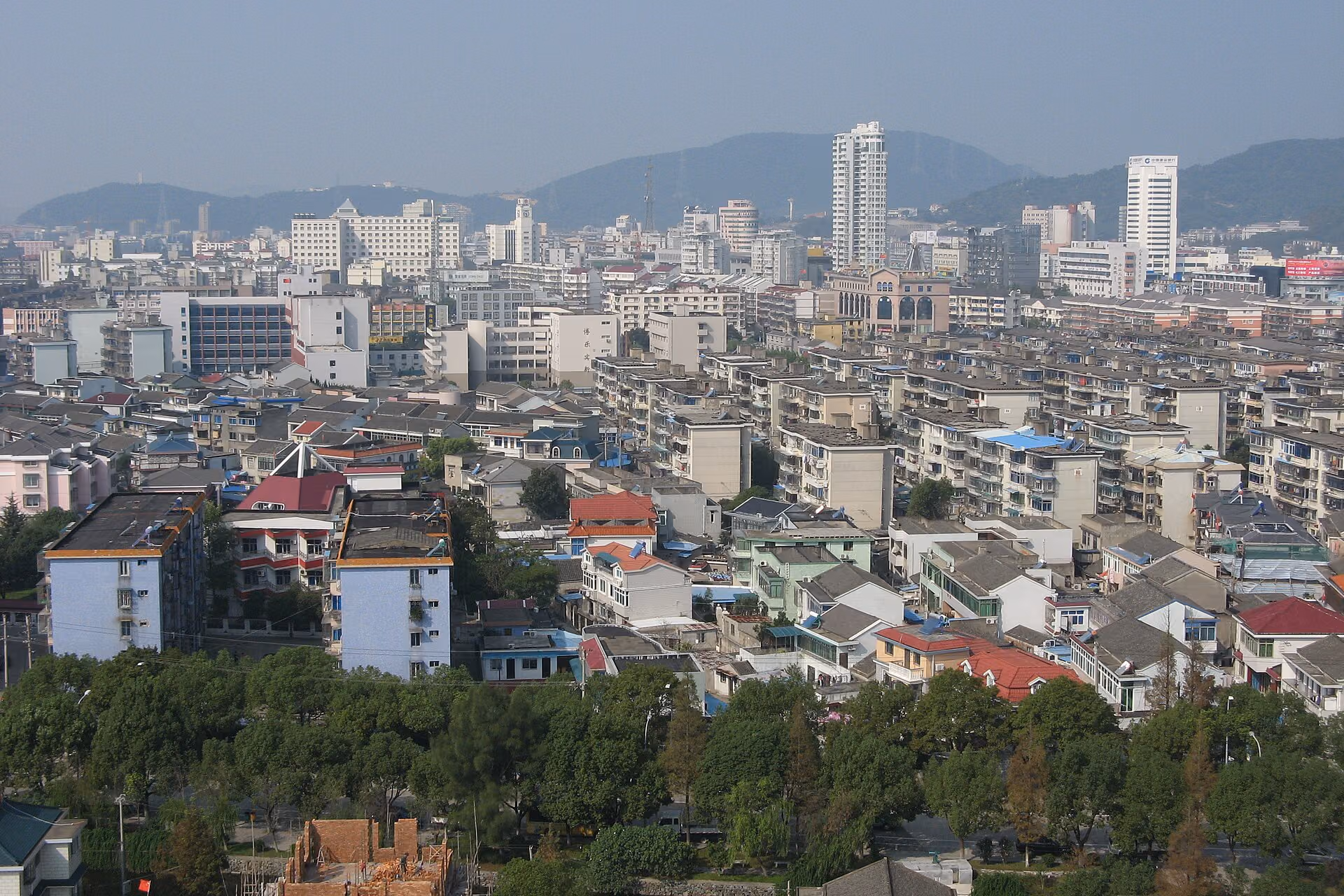 Zhoushan skyline