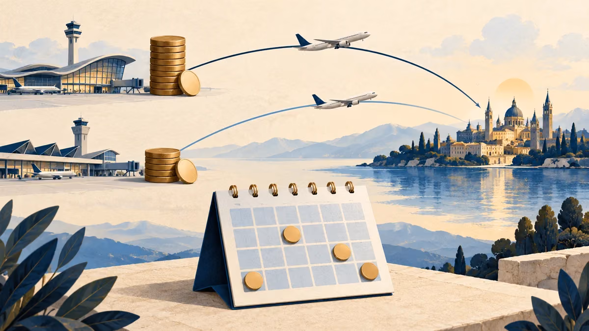 Different points budgets for a trip